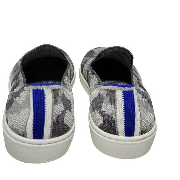 Rothy's Sneakers Youth Kids Size 4 Gray Camo Recycled Slip On Comfort Shoe EUC - Picture 5 of 14